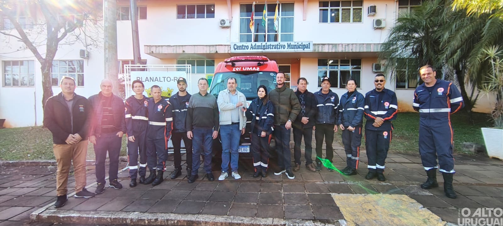Samu de Planalto recebe nova viatura para atendimentos de urgência