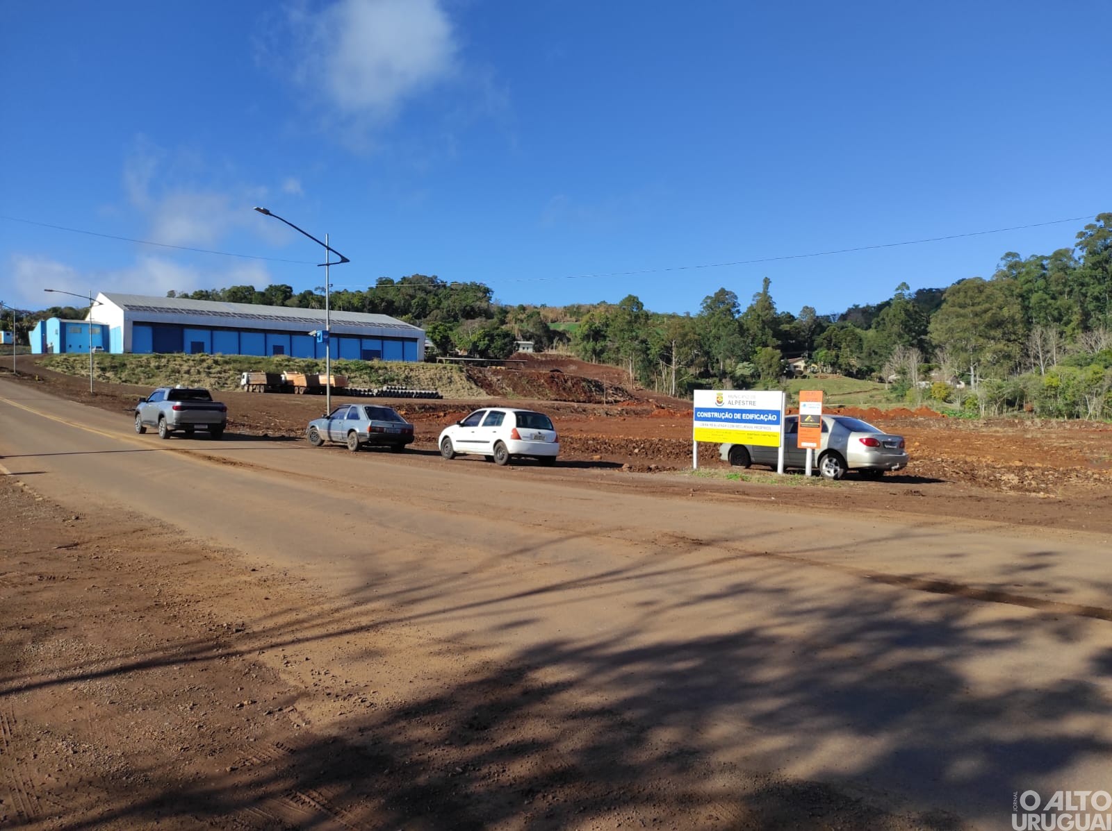 Alpestre inicia construção de parque esportivo na entrada da cidade