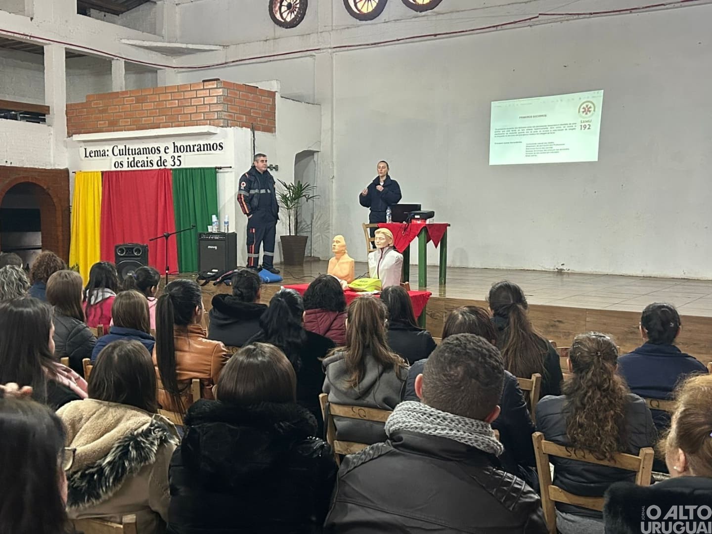 SAMU capacita profissionais da educação de Palmeira das Missões