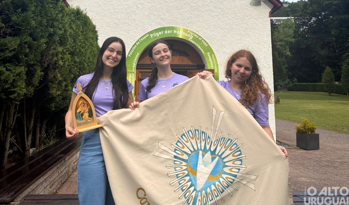 Integrantes da Jufem de FW participam da peregrinação na Alemanha