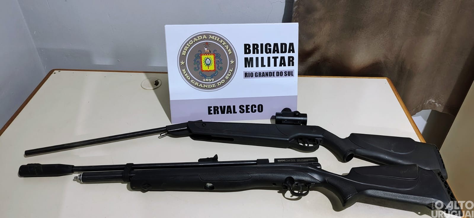 Brigada Militar prende dois homens por crime contra a fauna em Erval Seco