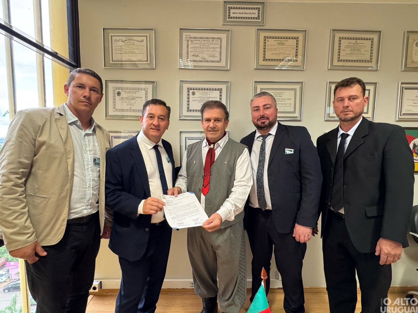 Comitiva de Novo Tiradentes busca recursos em Brasília