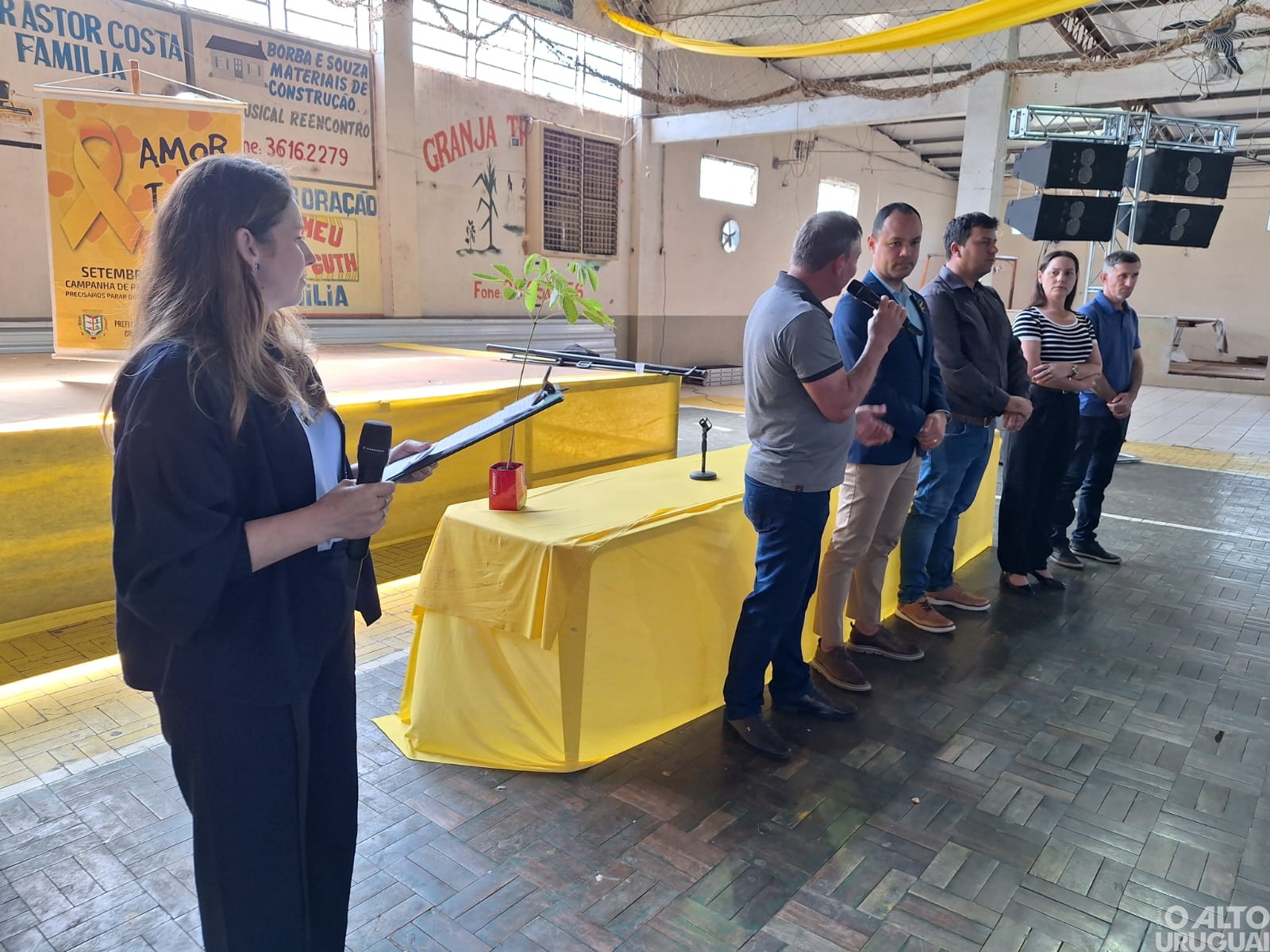 Realizado evento alusivo ao Setembro Amarelo em Cristal do Sul