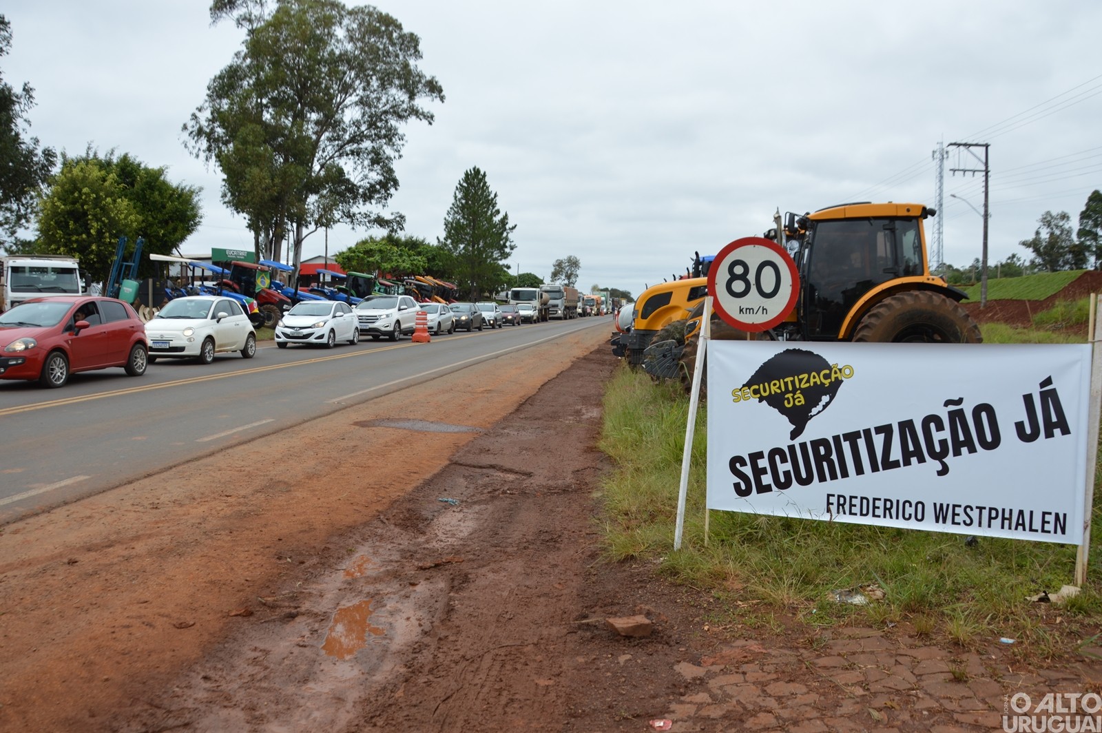 Produtores rurais protestam por avanço de projeto sobre dívidas em FW e Palmeira