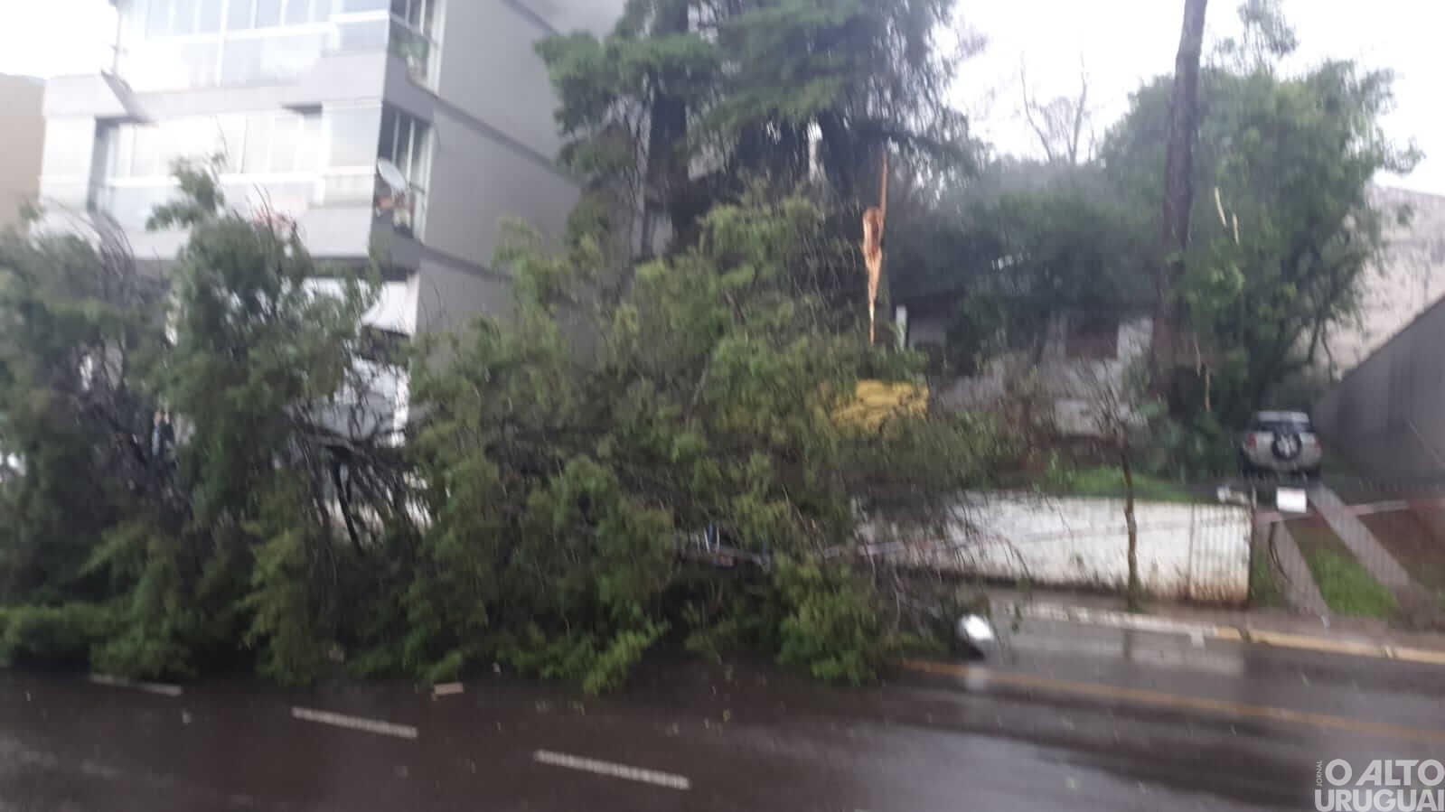 Equipes trabalham em FW para restabelecer serviços após temporal desta terça-feira