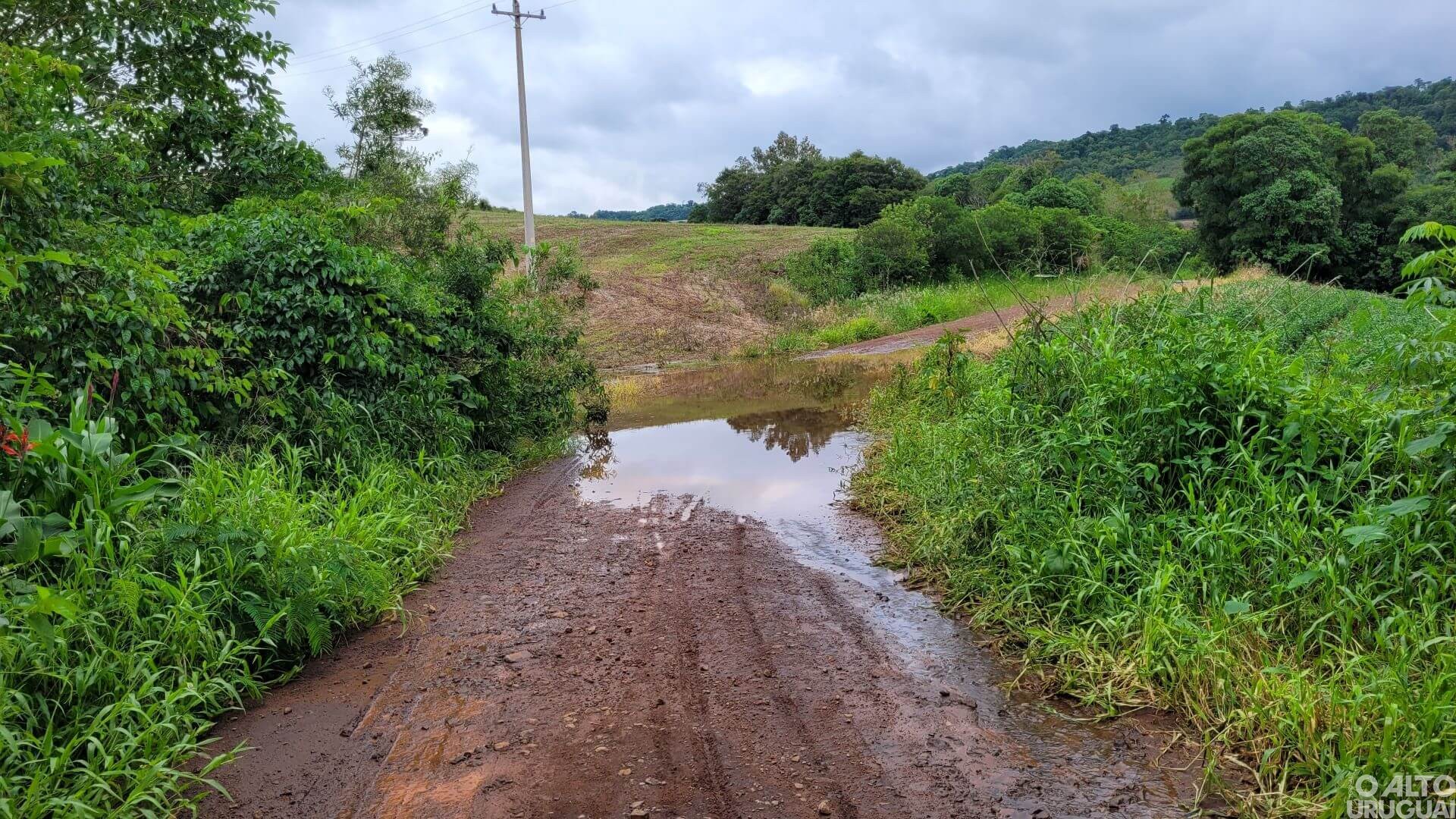Chuvas causam estragos nas estradas do interior de Seberi