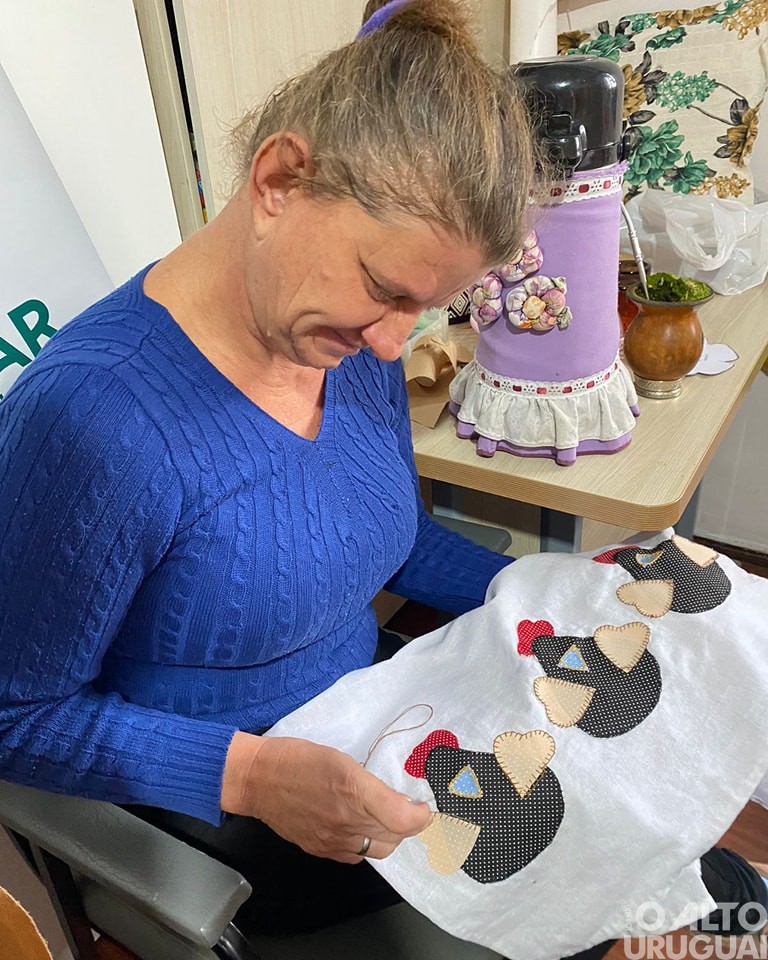 Moradoras de Caiçara participam de curso de Patchwork