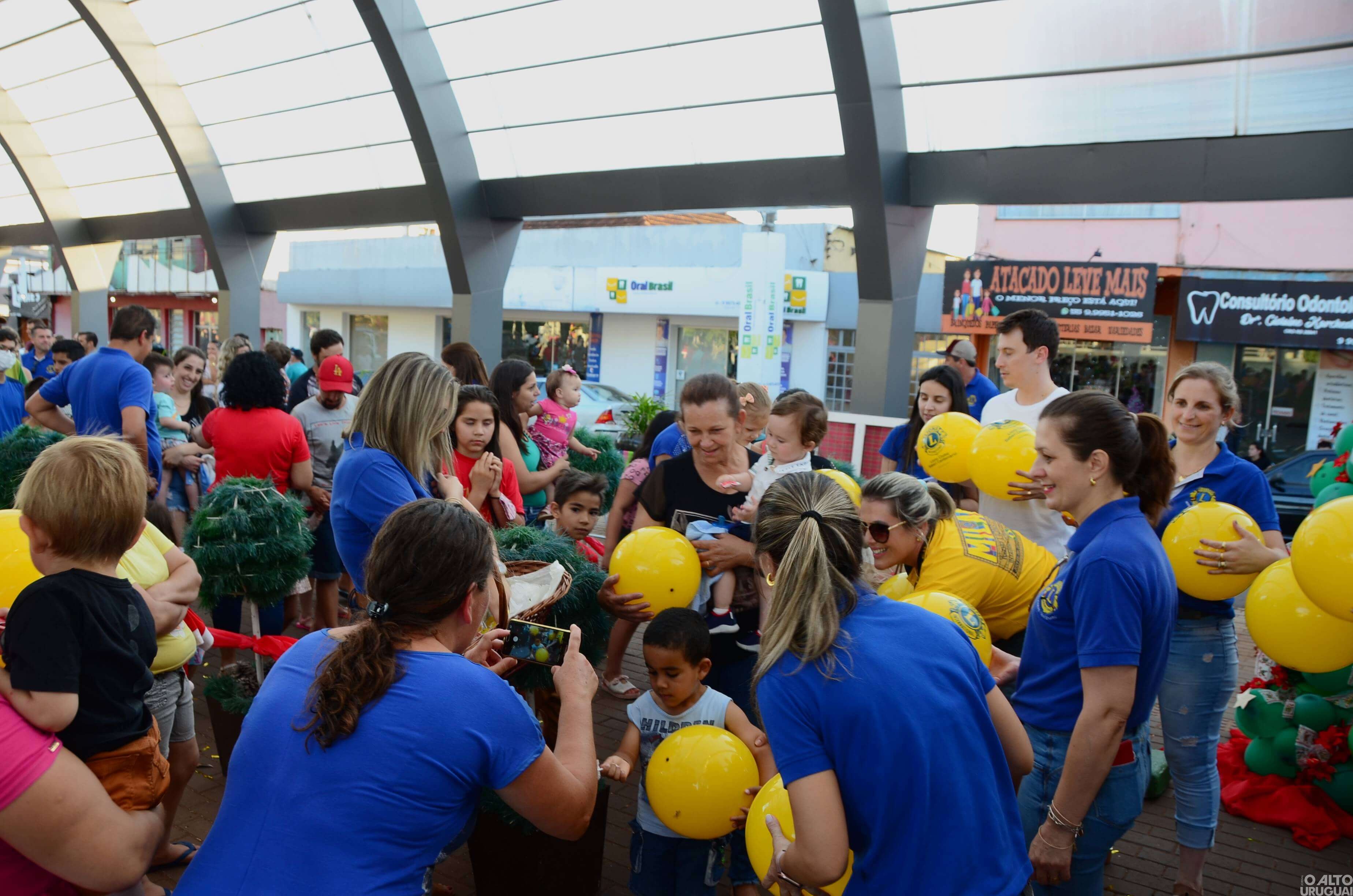 Chegada do Papai Noel marca o início da programação de Natal em Seberi