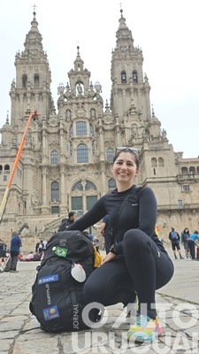 Servidora da UFSM/FW percorre trajeto do Caminho de Santiago Francês