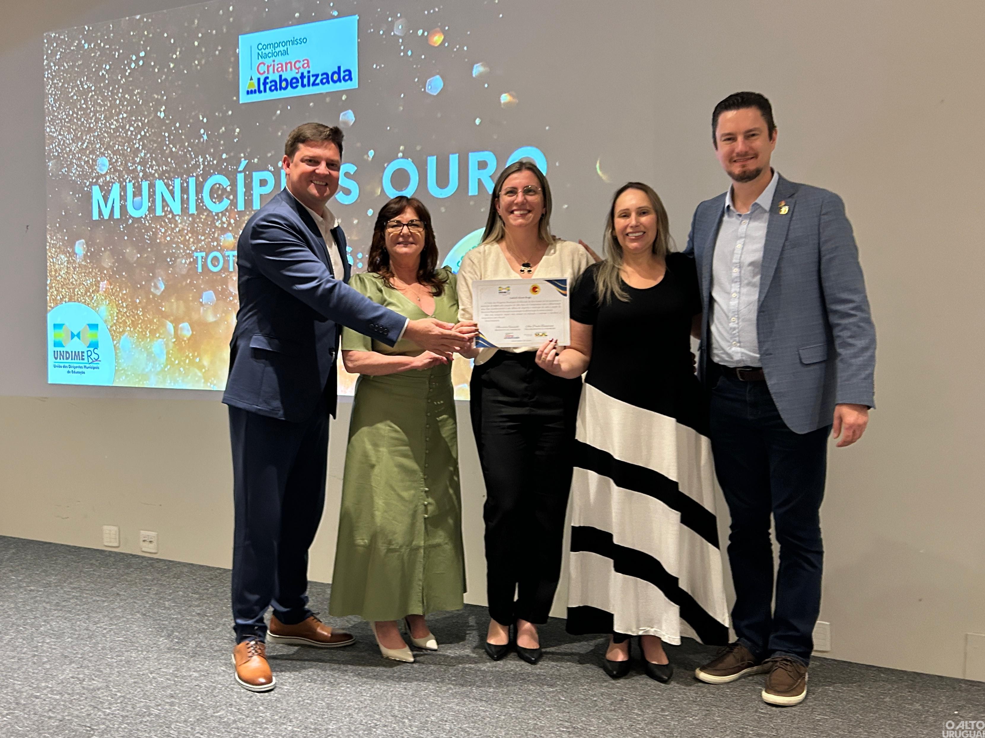 Seberi é reconhecida com Selo Ouro em Alfabetização