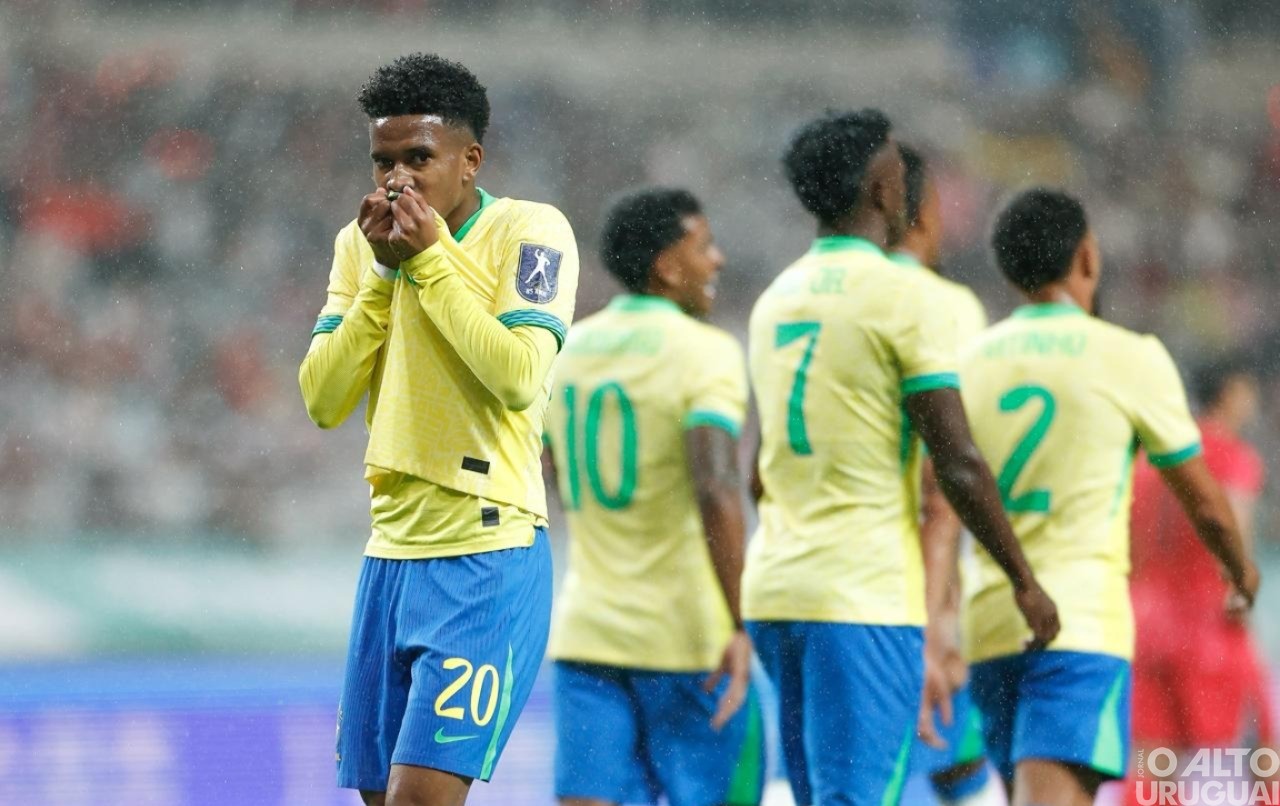 Brasil goleia a Coreia do Sul por 5 a 0