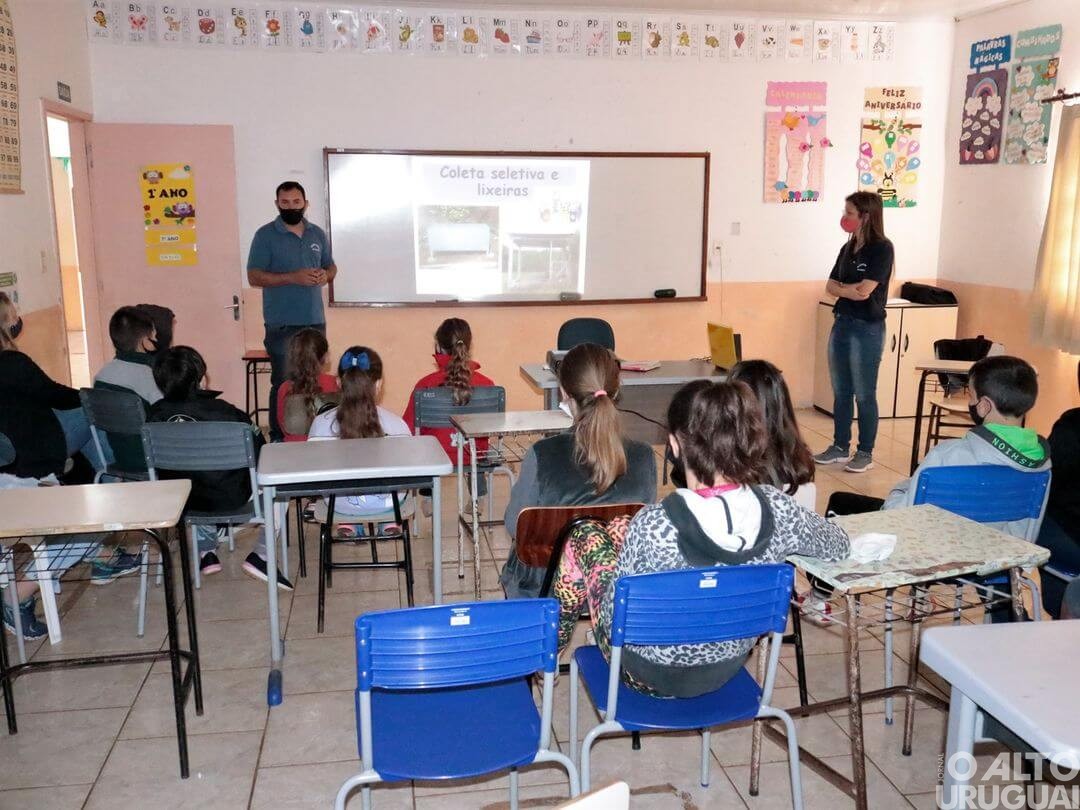 Educação ambiental é tema de ação em Novo Tiradentes