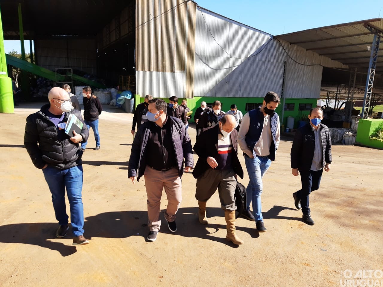 Comitiva do Consórcio Intermunicipal do Vale do Jacuí visita o Cigres