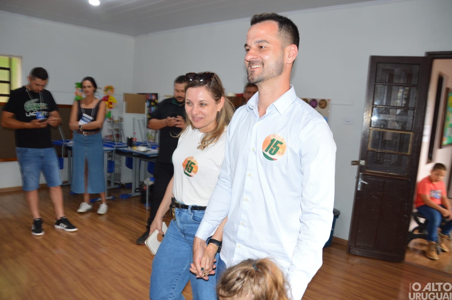 João Vendruscolo vota no Distrito de Castelinho
