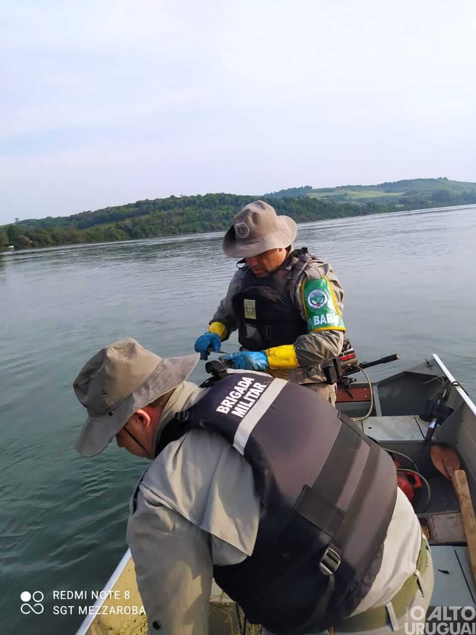 Ação de fiscalização e combate à pesca ilegal é realizada no interior de Vicente Dutra