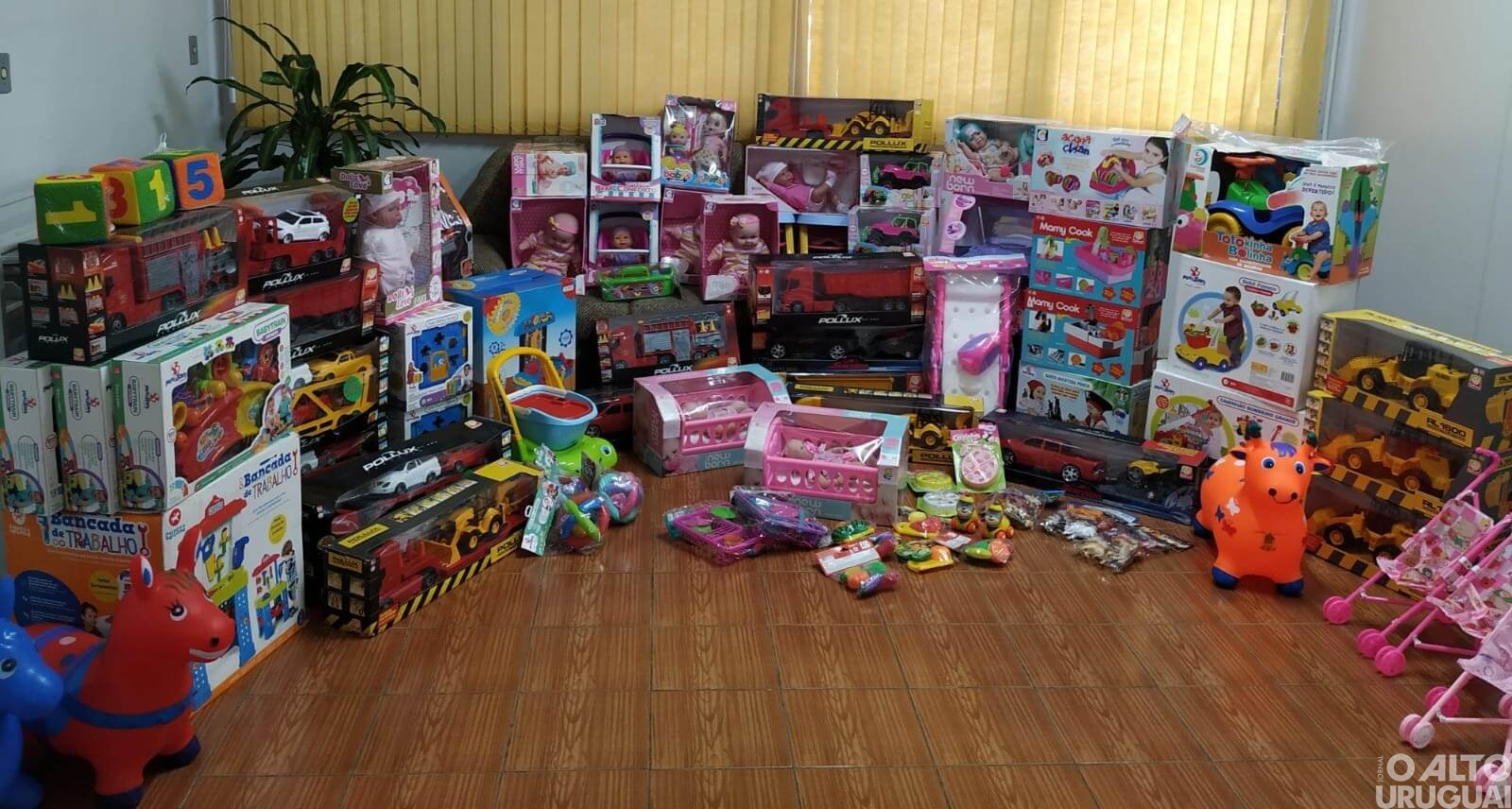 Emeis de Seberi recebem novos brinquedos