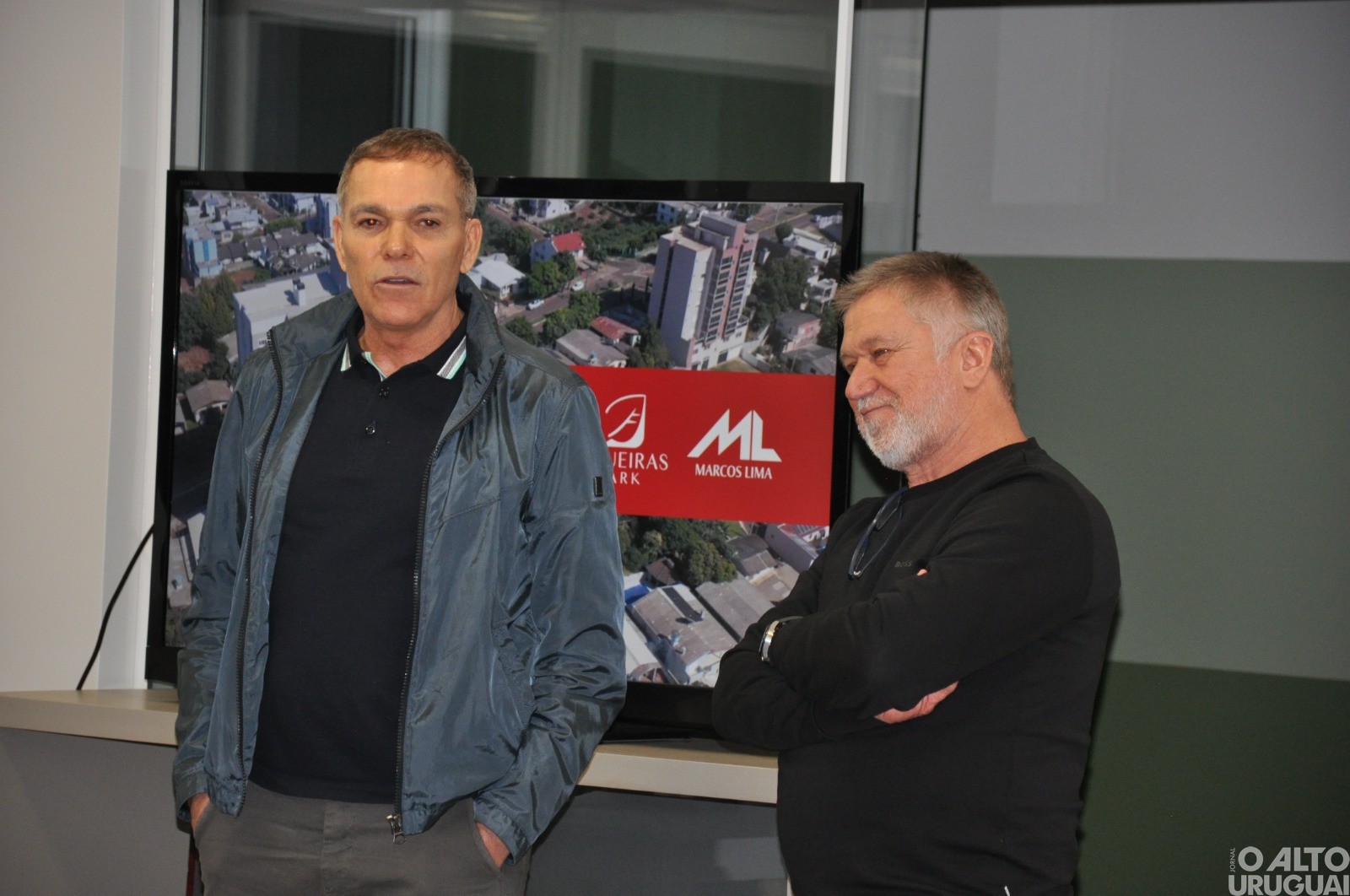 Marcos Lima celebra a entrega do Figueiras Park