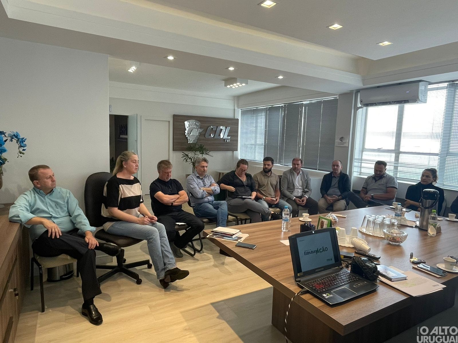 Administração de FW apresenta projeto de Infraestrutura a diretoria da AEFW