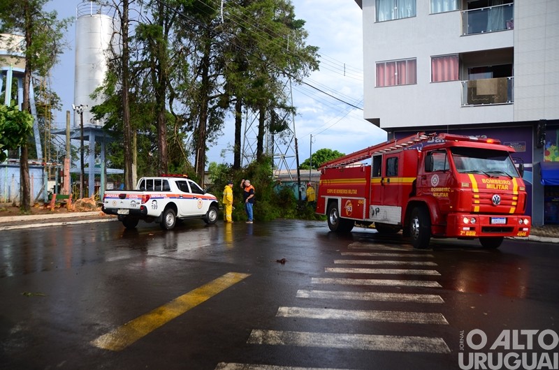 Vendaval causa estragos em Caiçara
