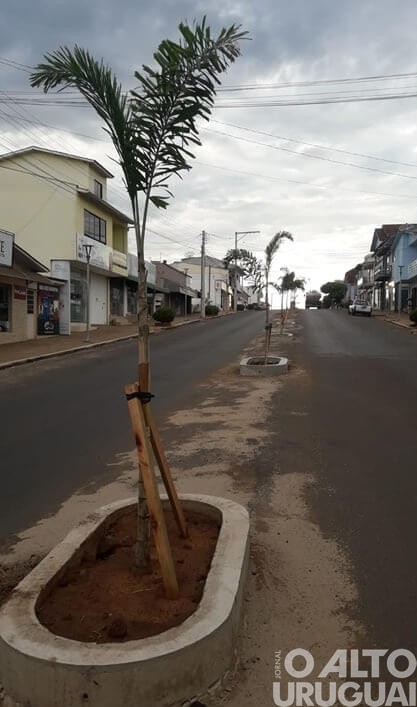 Alpestre: ações de paisagismo são desenvolvidas na área urbana