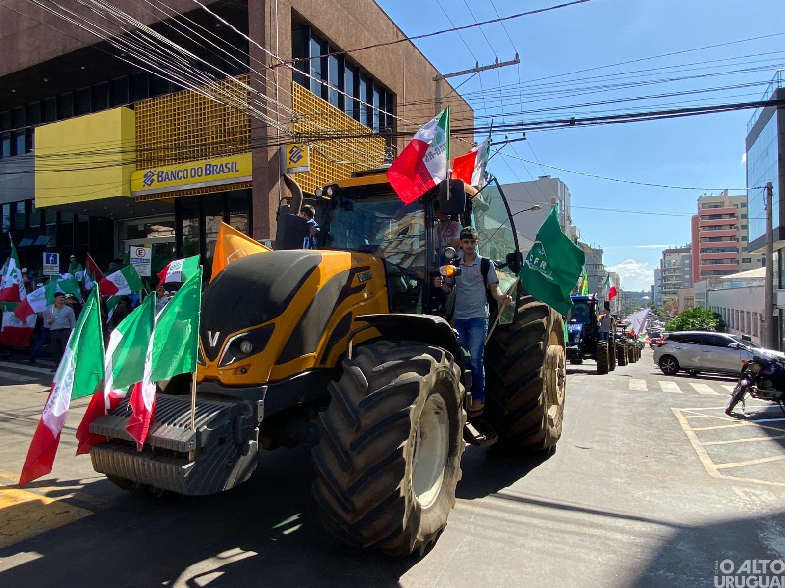 Trabalhadores rurais realizam manifestação em FW