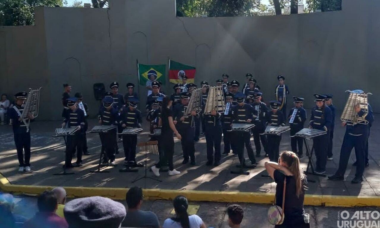 Banda Municipal Fortaleza do Alto Uruguai de Seberi é destaque em encontro de bandas
