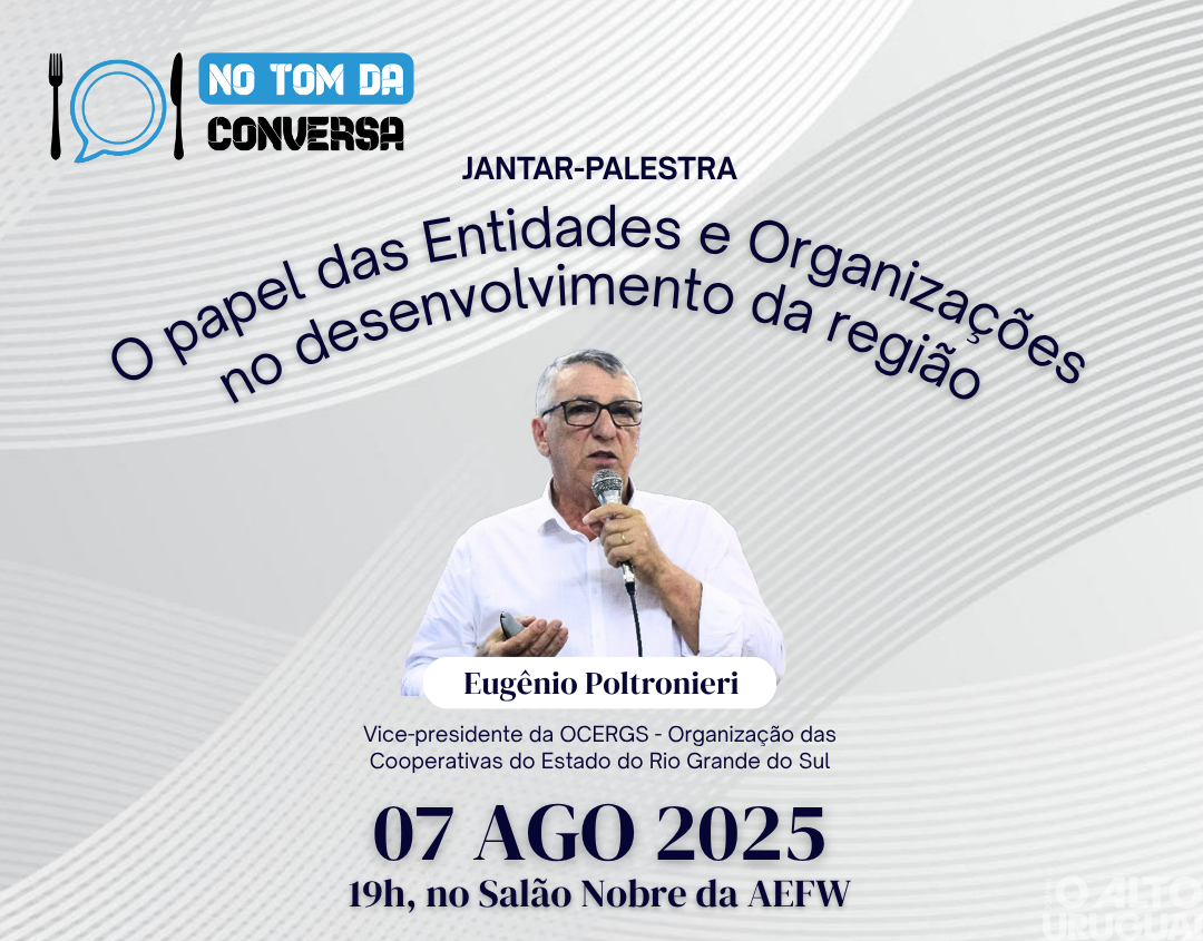 No Tom da Conversa será realizado nesta quinta-feira, 07