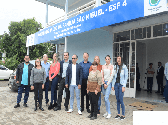 Secretaria da Saúde de Planalto inaugura UBS no bairro São Miguel