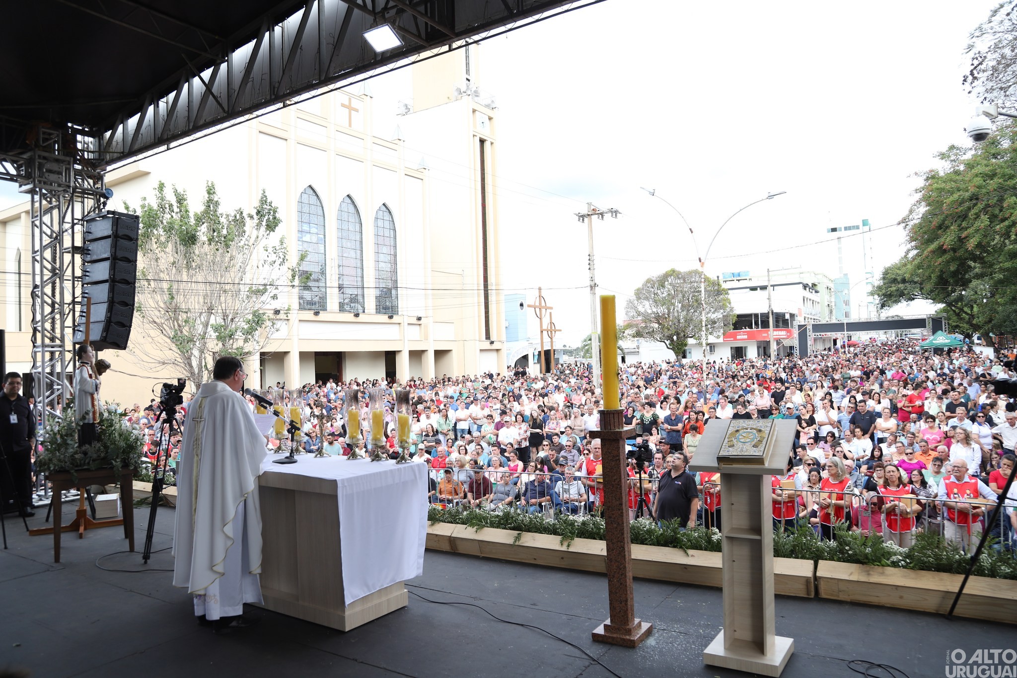61ª Romaria dos Beatos Manuel e Adílio reúne milhares de fiéis em Nonoai