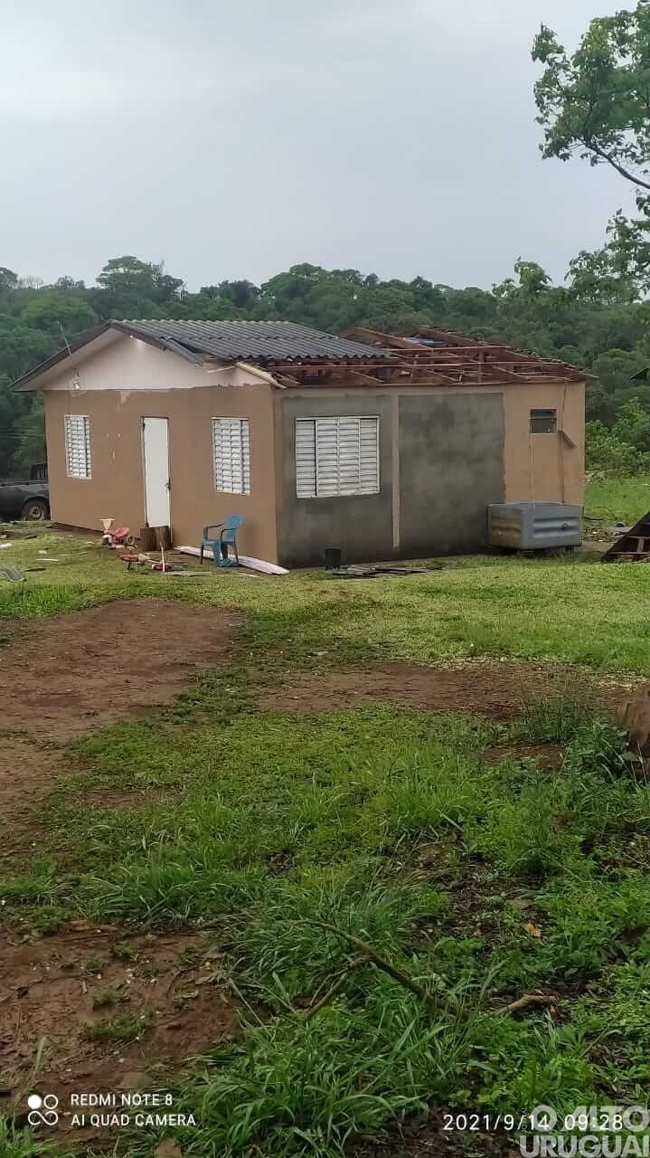 Planalto: temporal danifica casas da comunidade Guarani