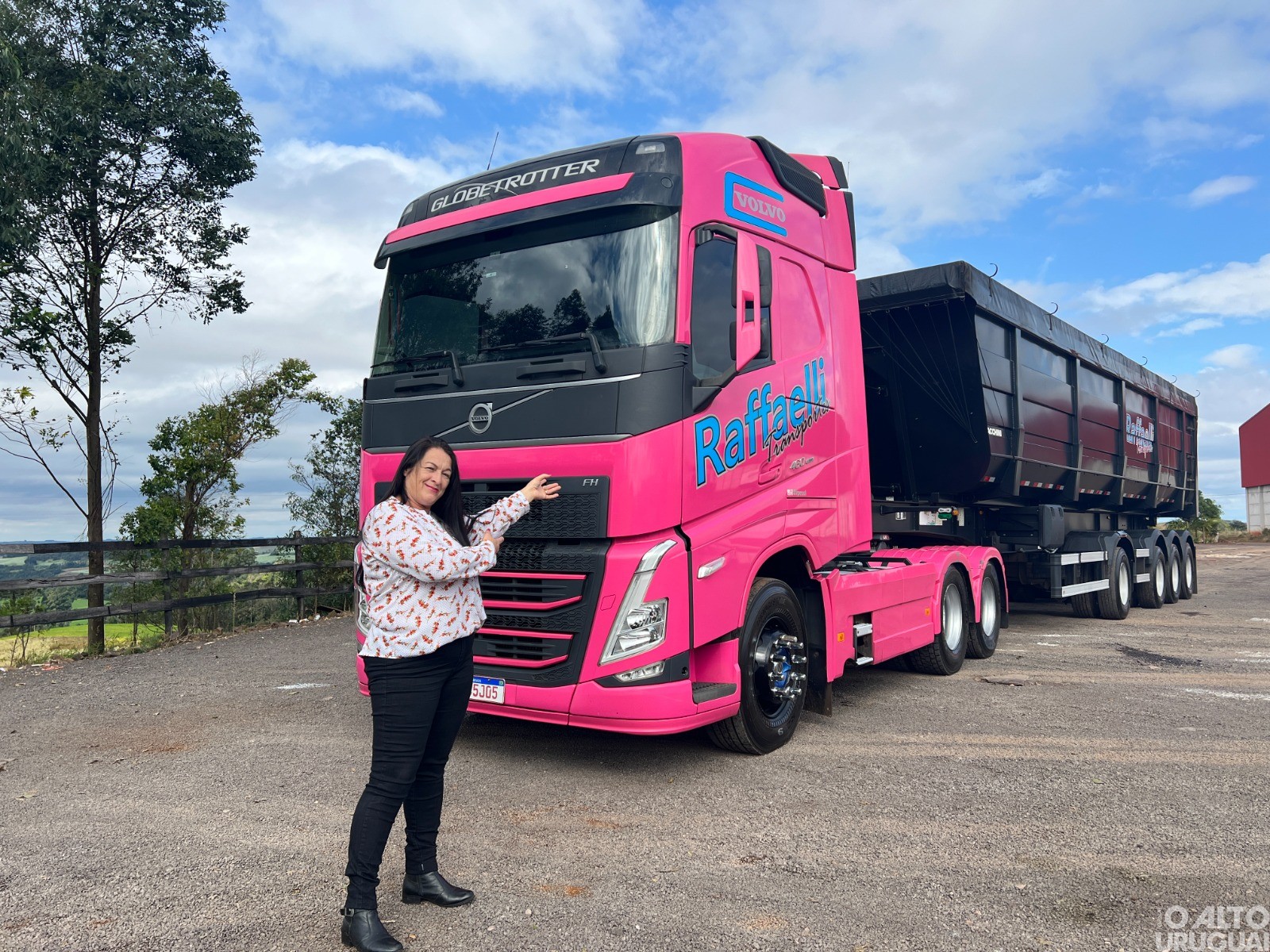 Uma força feminina nas estradas