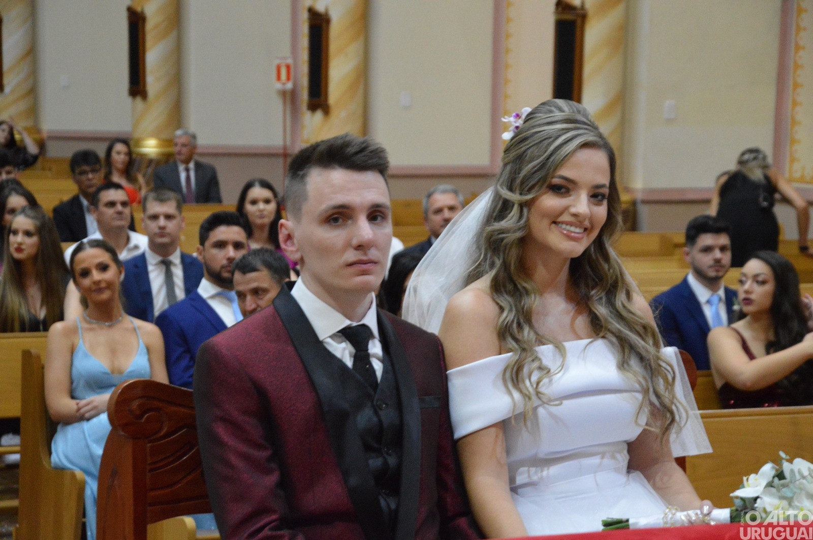 Adriano Cerato e Fernanda de Marco casam-se na Catedral Santo Antônio