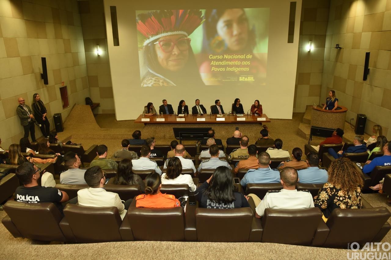 Delegada da 14ª DPRI representa o RS em curso nacional sobre atendimento a povos indígenas