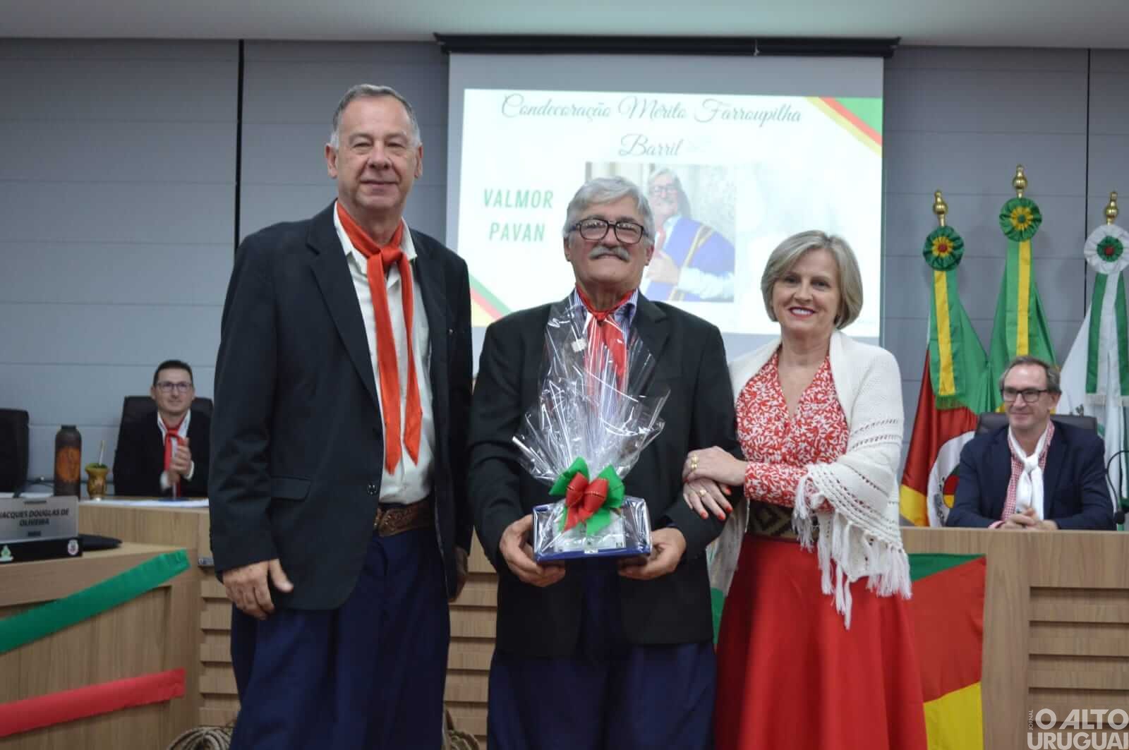 Tradicionalistas de Frederico Westphalen são homenageados pelo Poder Legislativo