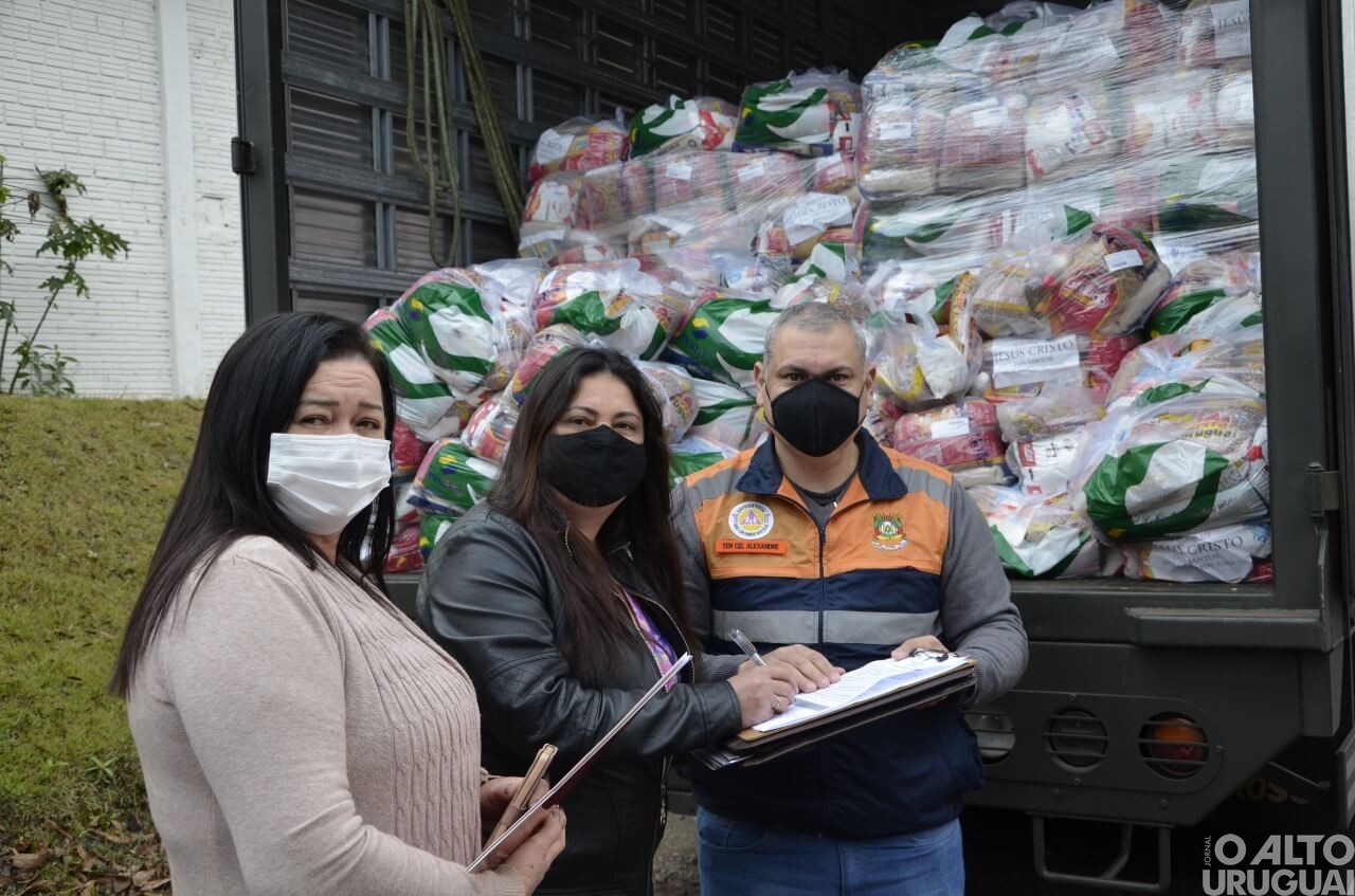 Caiçara: município recebe cestas básicas da Defesa Civil