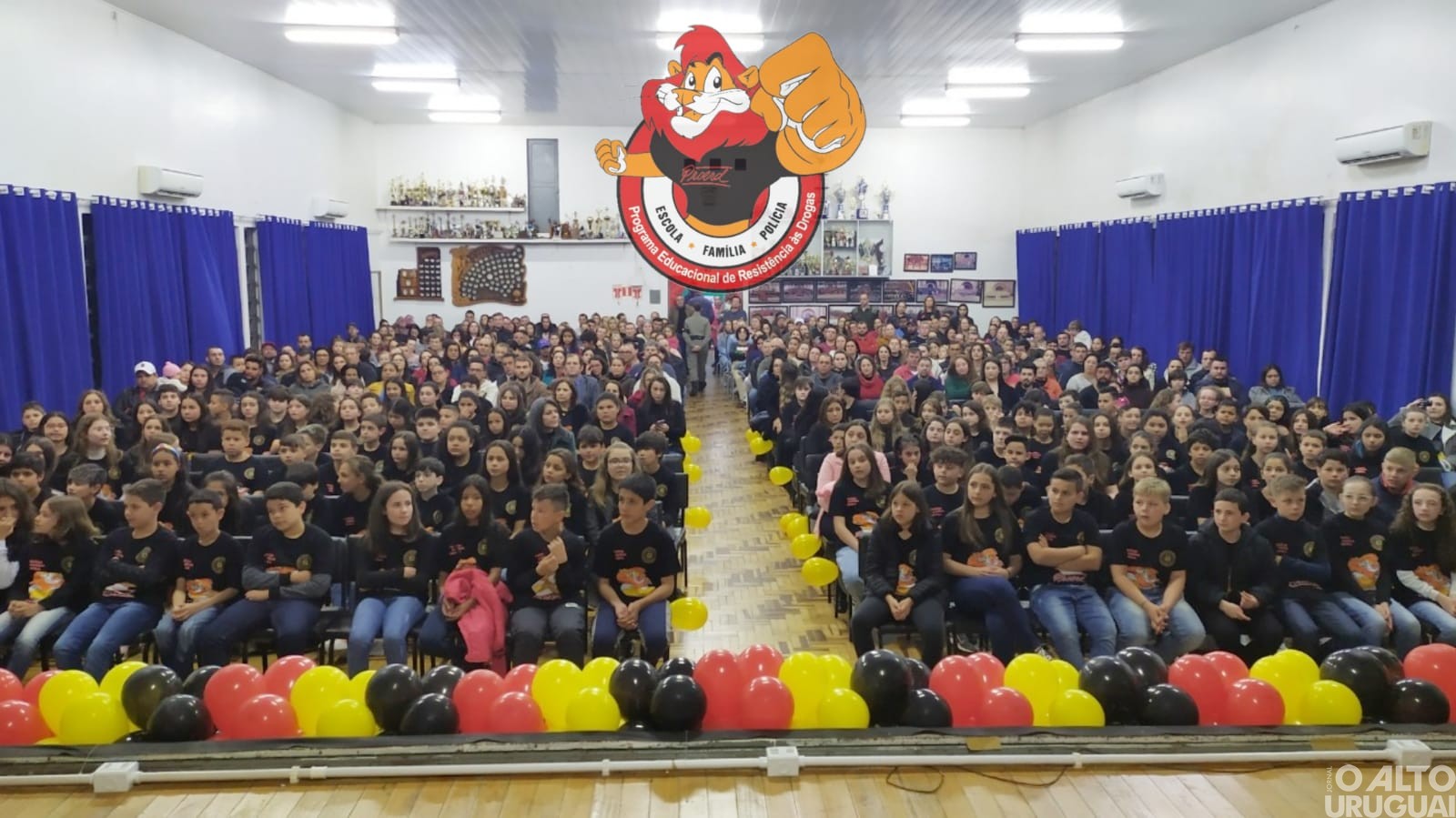 Brigada Militar realiza formatura do Proerd em FW