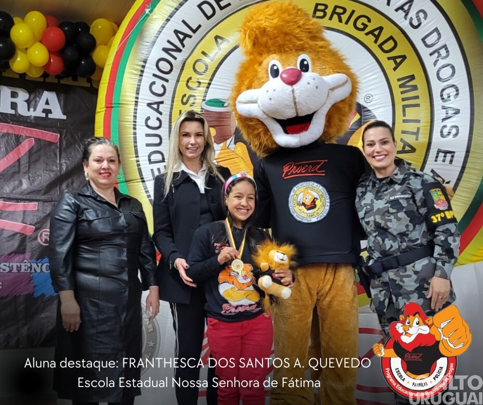 Brigada Militar realiza formatura do Proerd em FW