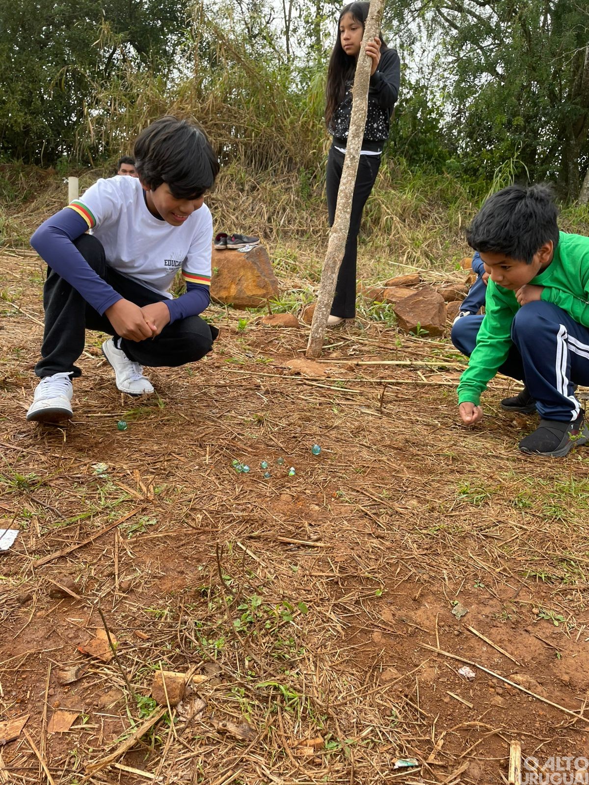 Iraí: alunos da Escola Indígena Nan Ga resgatam brincadeiras tradicionais