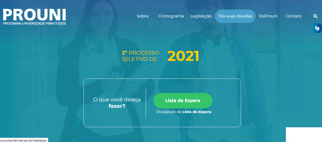 MEC divulga resultado da lista de espera do Prouni 2021