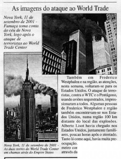 Atentado do 11 de setembro completa 20 anos