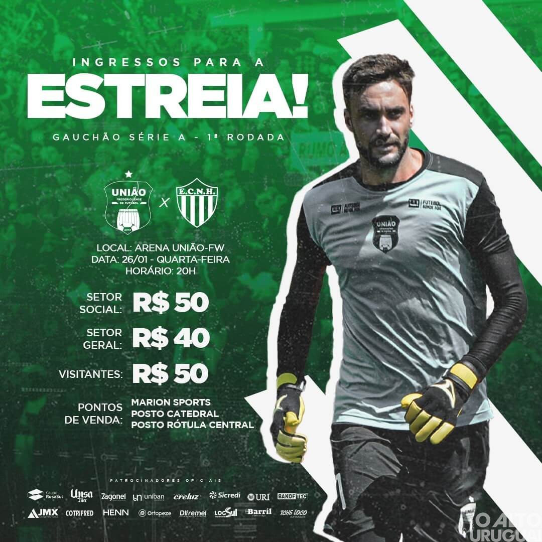 Venda de ingressos para União-FW x Novo Hamburgo começa nesta terça-feira, 25