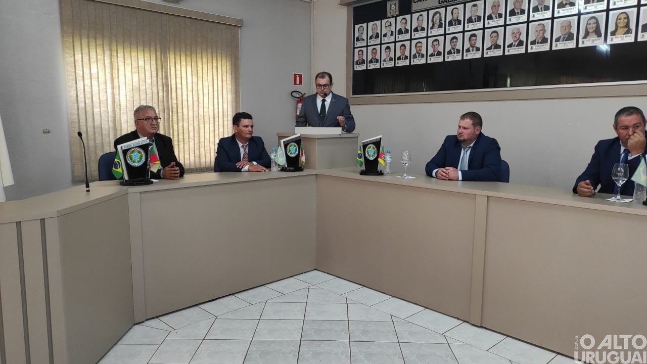 Realizada a posse do prefeito de Planalto Cristiano Gnoatto