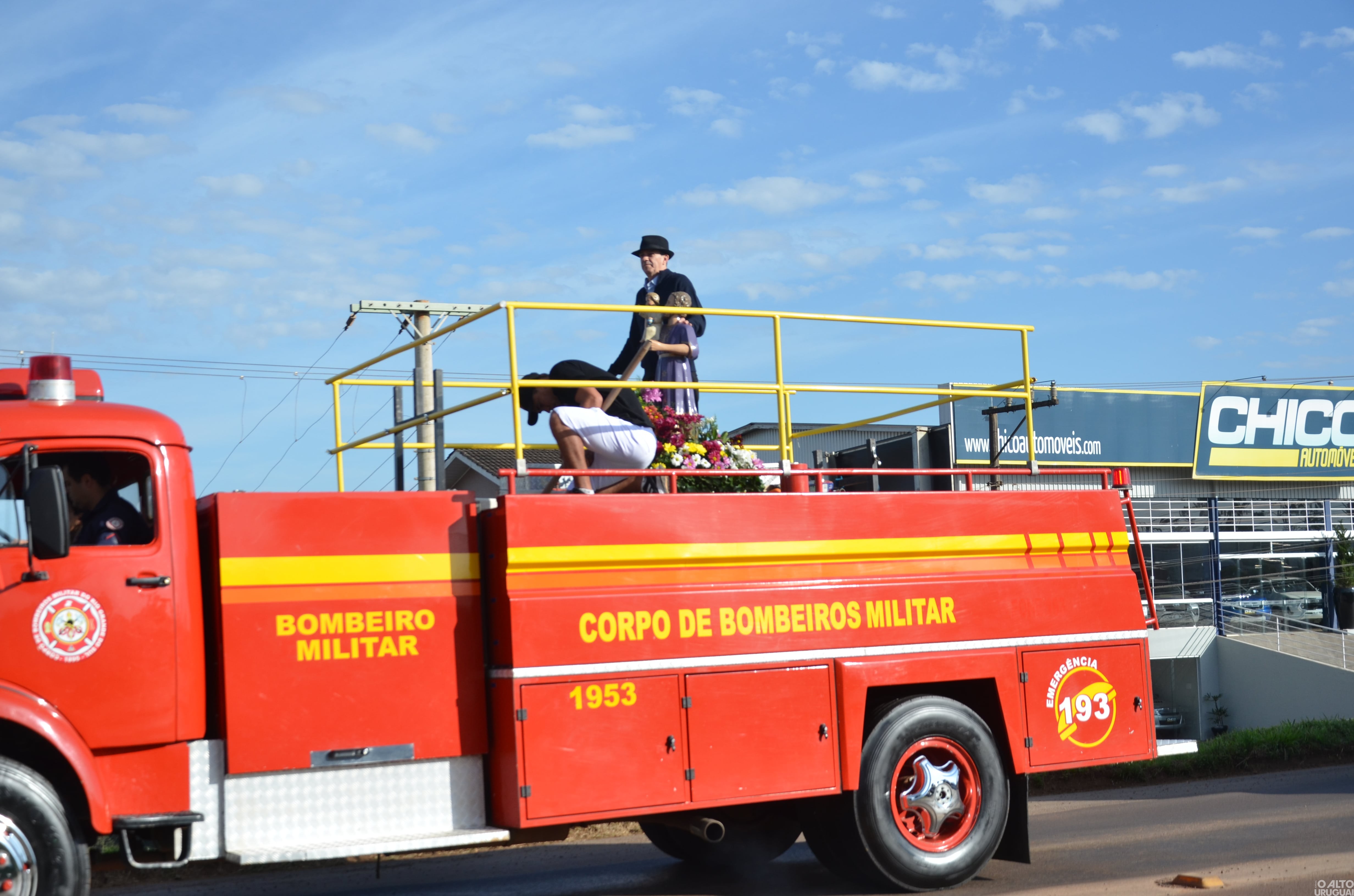 Carreata e missa celebram São Cristóvão e Dia do Colono e Motorista em FW