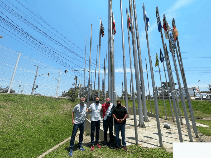 União-FW tem bandeira hasteada na sede da FGF