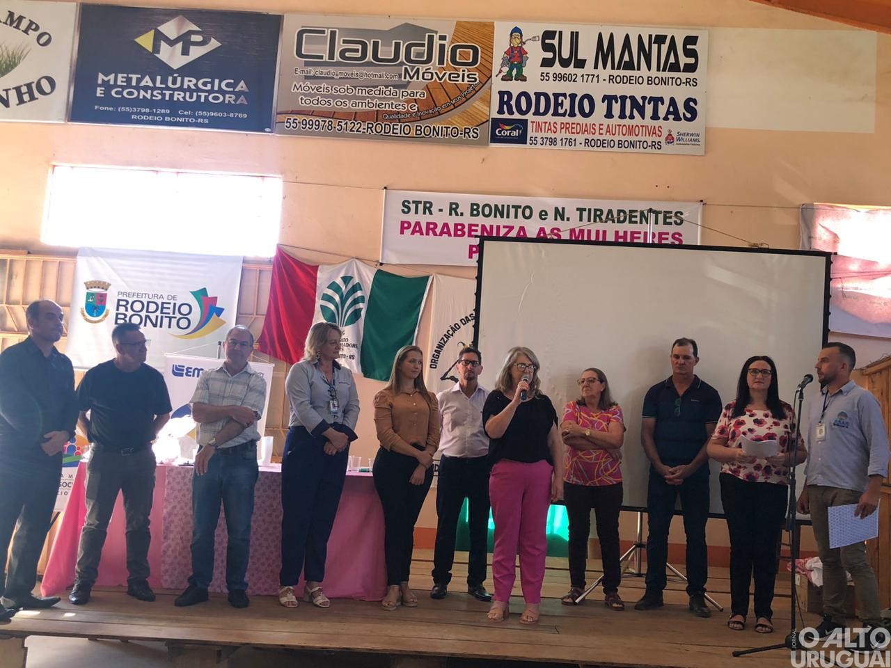 Mulheres de Rodeio Bonito e Novo Tiradentes participam de encontro intermunicipal