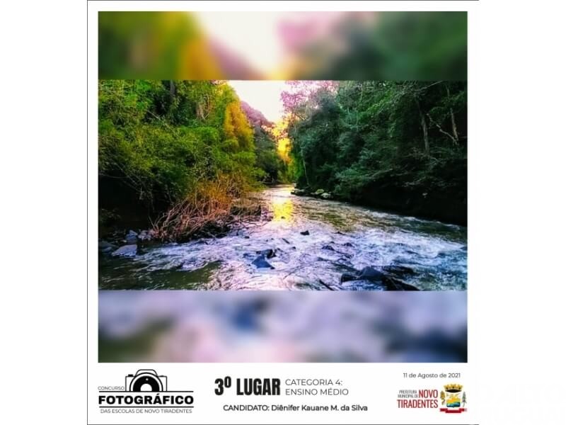 Estudantes de Novo Tiradentes captam belezas do município em concurso fotográfico