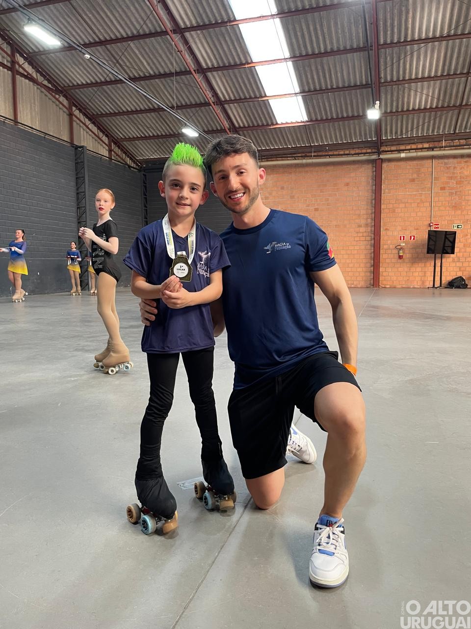 Atleta do Clube Magia da Patinação participa de Torneio Estadual