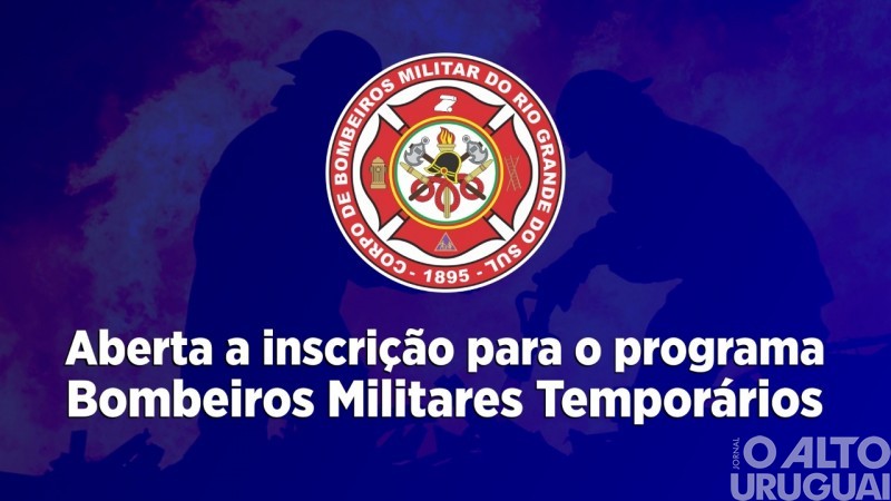 Corpo de Bombeiros abre seleção para 544 vagas temporárias