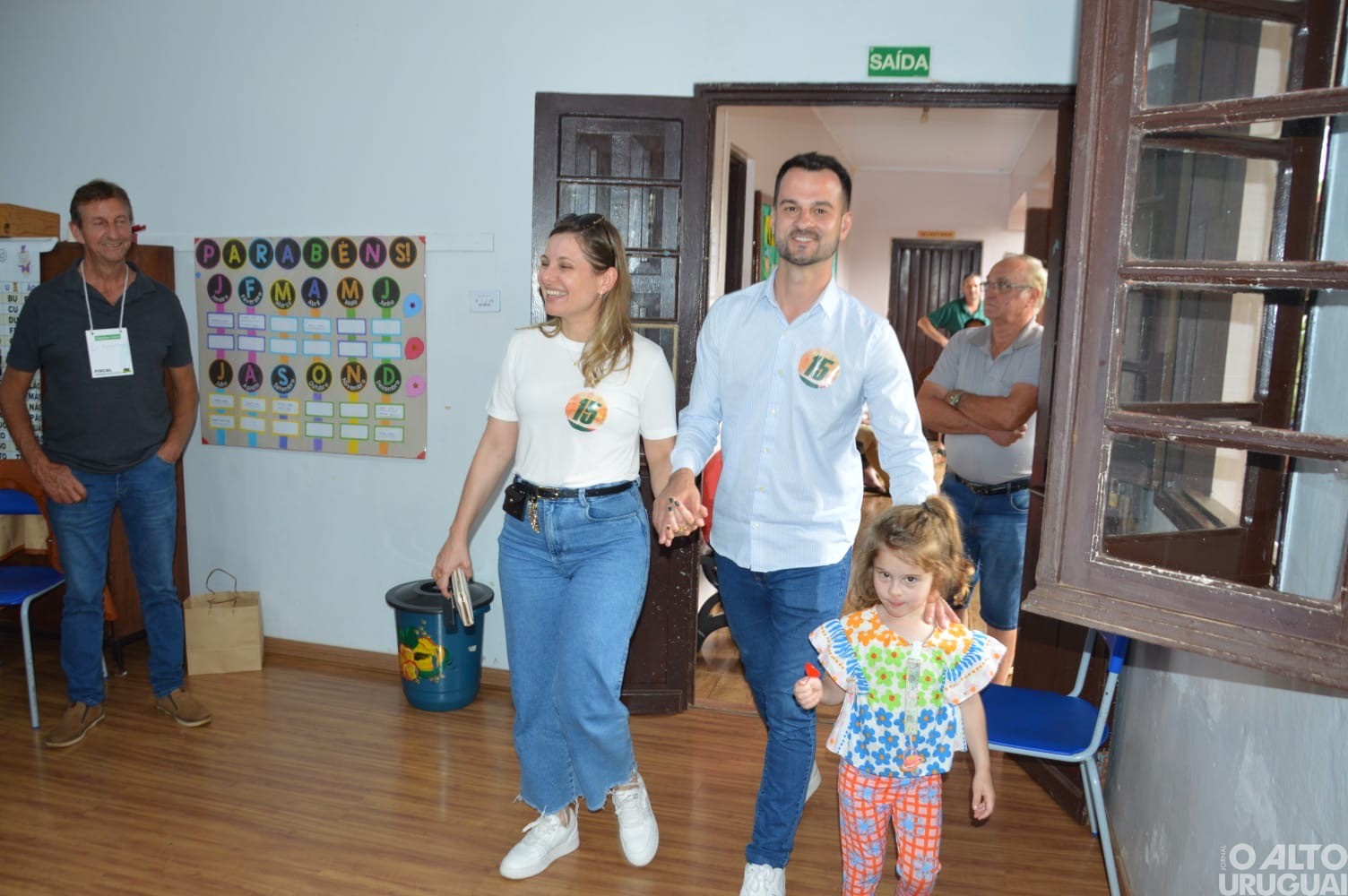 João Vendruscolo vota no Distrito de Castelinho