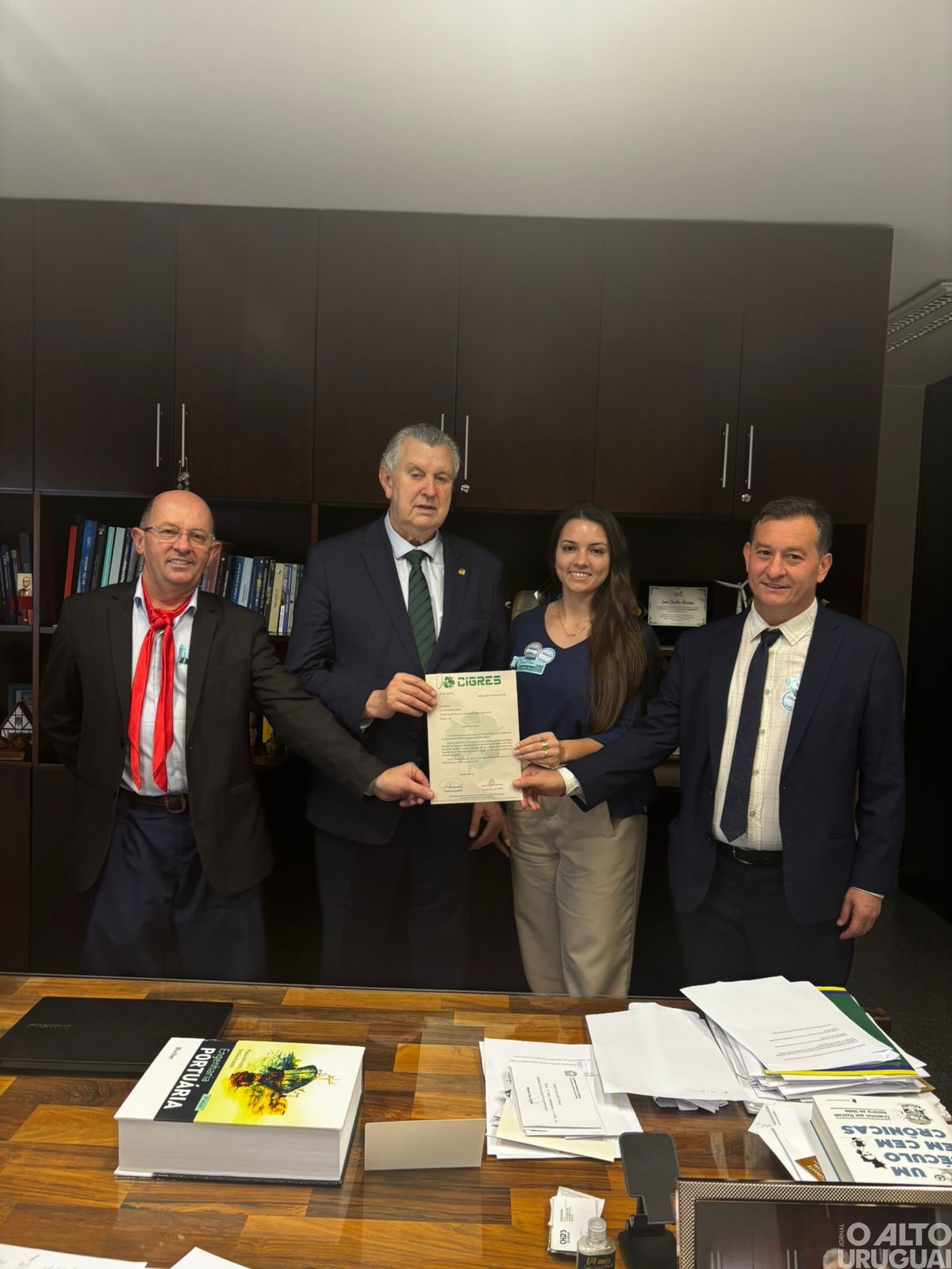 Representantes do Cigres cumprem agenda em Brasília